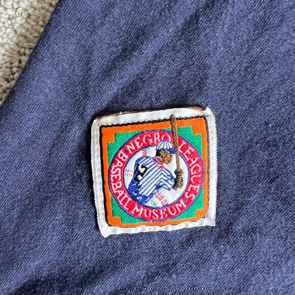 Vintage Atlanta Black Crackers Negro League Baseball T Shirt Sz XL L/S Made USA - Picture 6 of 12